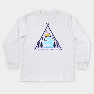 Glacier Bay National Park Kids Long Sleeve T-Shirt